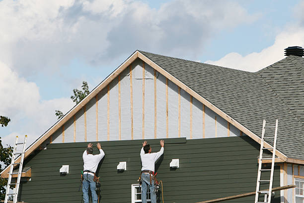 Professional Storm Damage Siding Repair technician working in Rocky Mount, VA